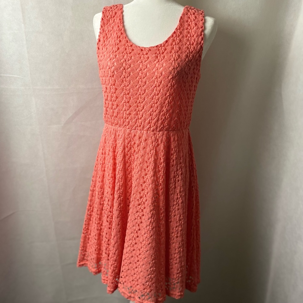 BLUE RAIN soft crochet dress.